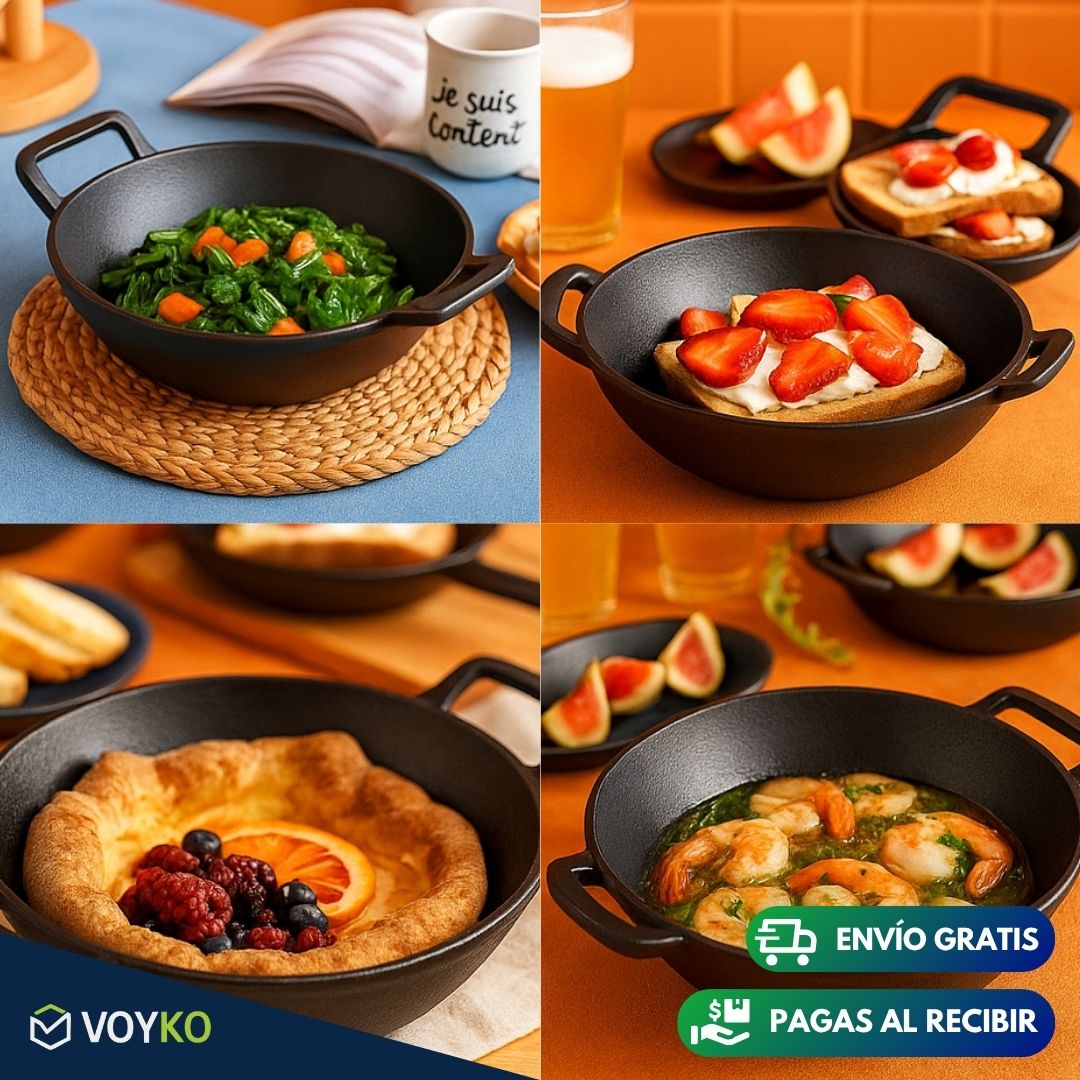 Wok De Hierro Fundido