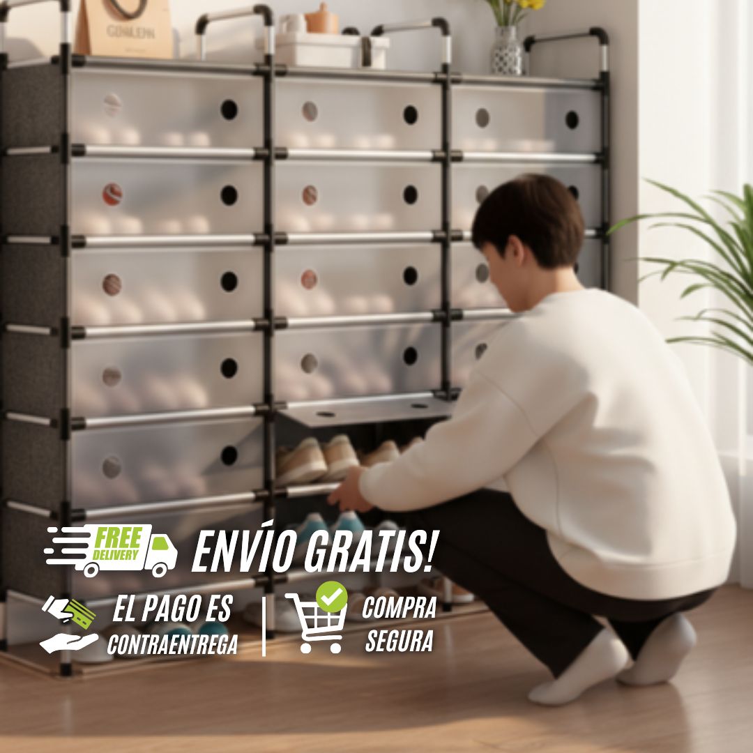 Zapatero Modular 3 columnas 18 compartimientos