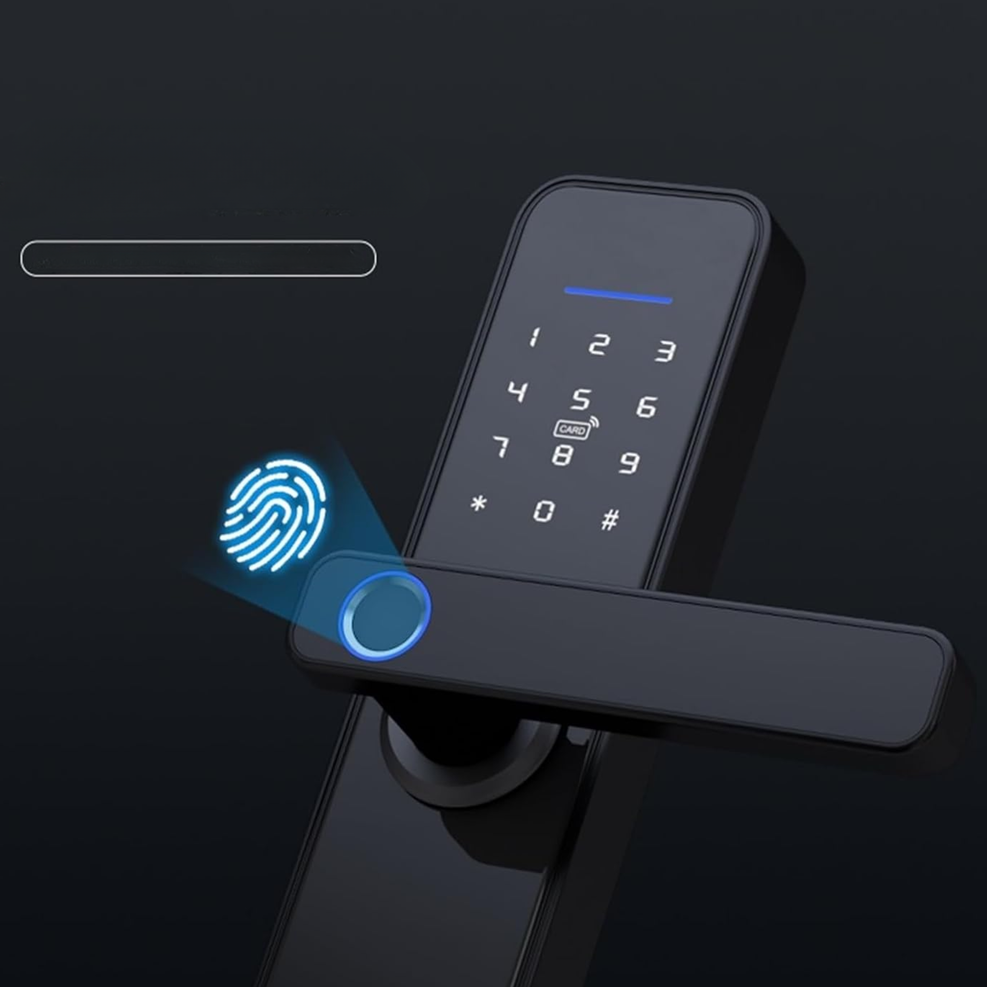 Cerradura Inteligente Con huella, pin, wifi, llave y tarjeta