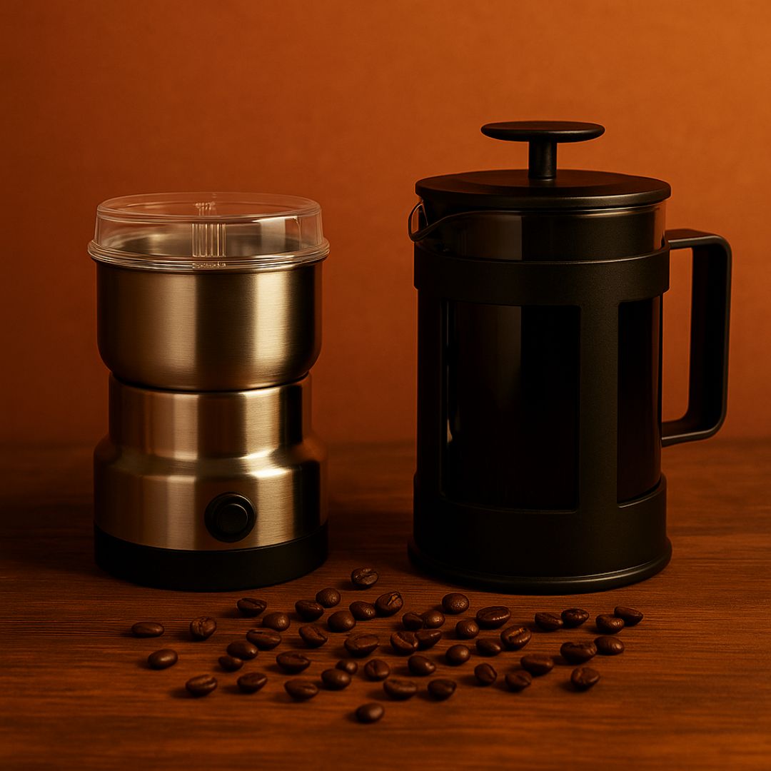 Combo Cofee Lover Molinillo Eléctrico + Prensa Francesa