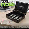 Caja de almacenamiento de efectivo con cerradura