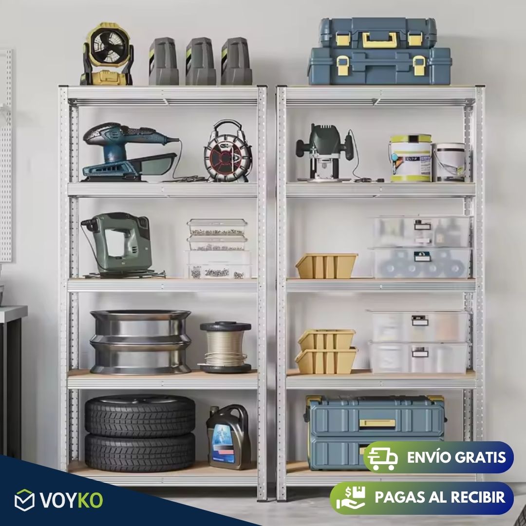 Estante 5 Niveles Personalizable & Pack Premium