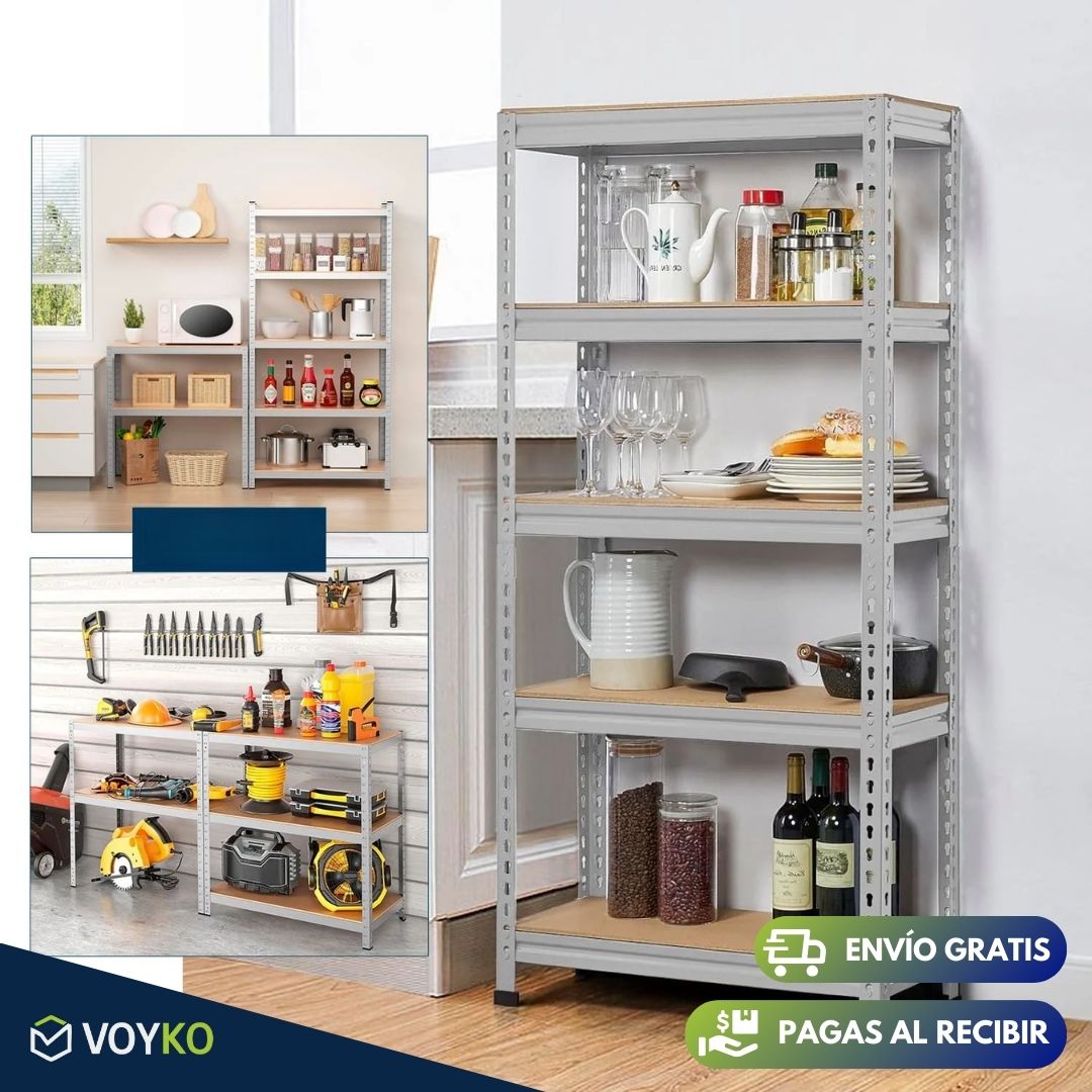 Estante 5 Niveles Personalizable & Pack Premium