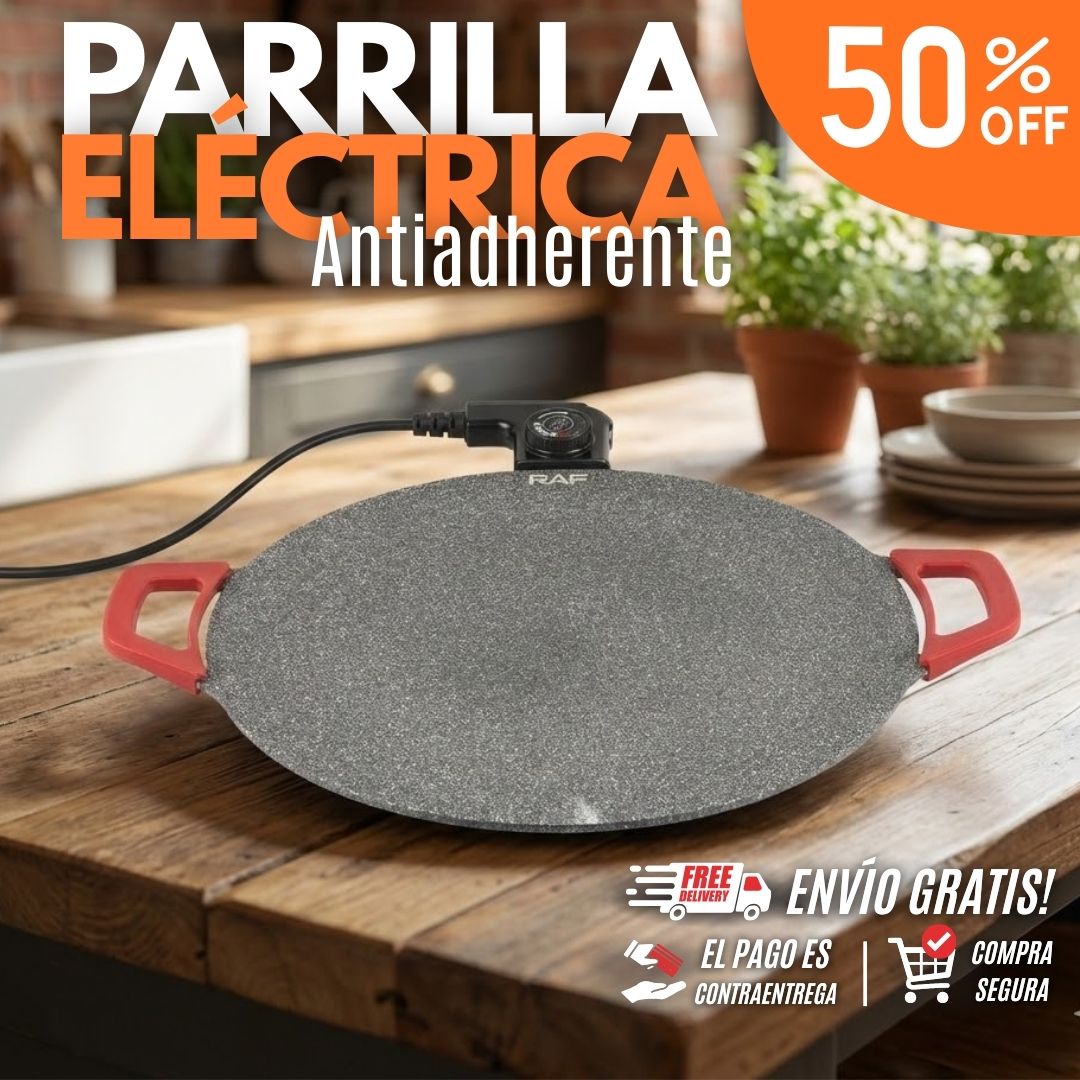 Parrilla Eléctrica Antiadherente de Mesa