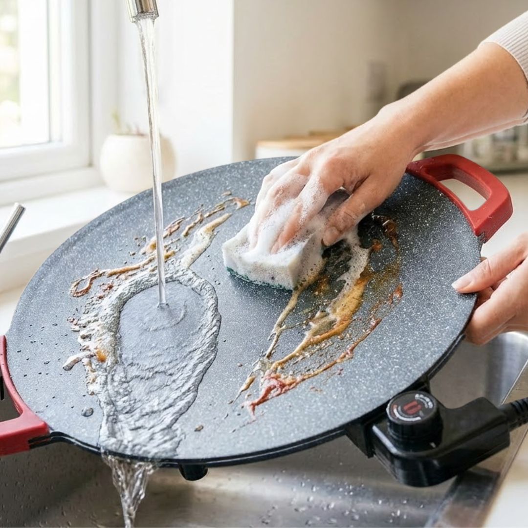 Parrilla Eléctrica Antiadherente de Mesa