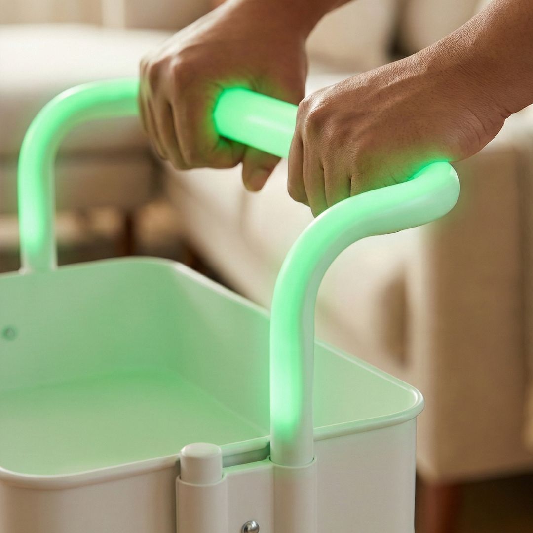 Estante Multiusos 3 Niveles Metalico con Ruedas