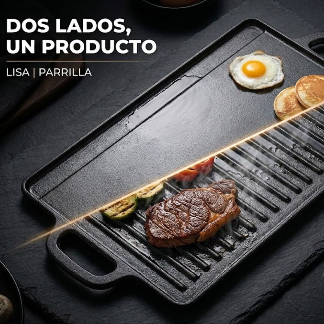 Plancha de Hierro Fundido