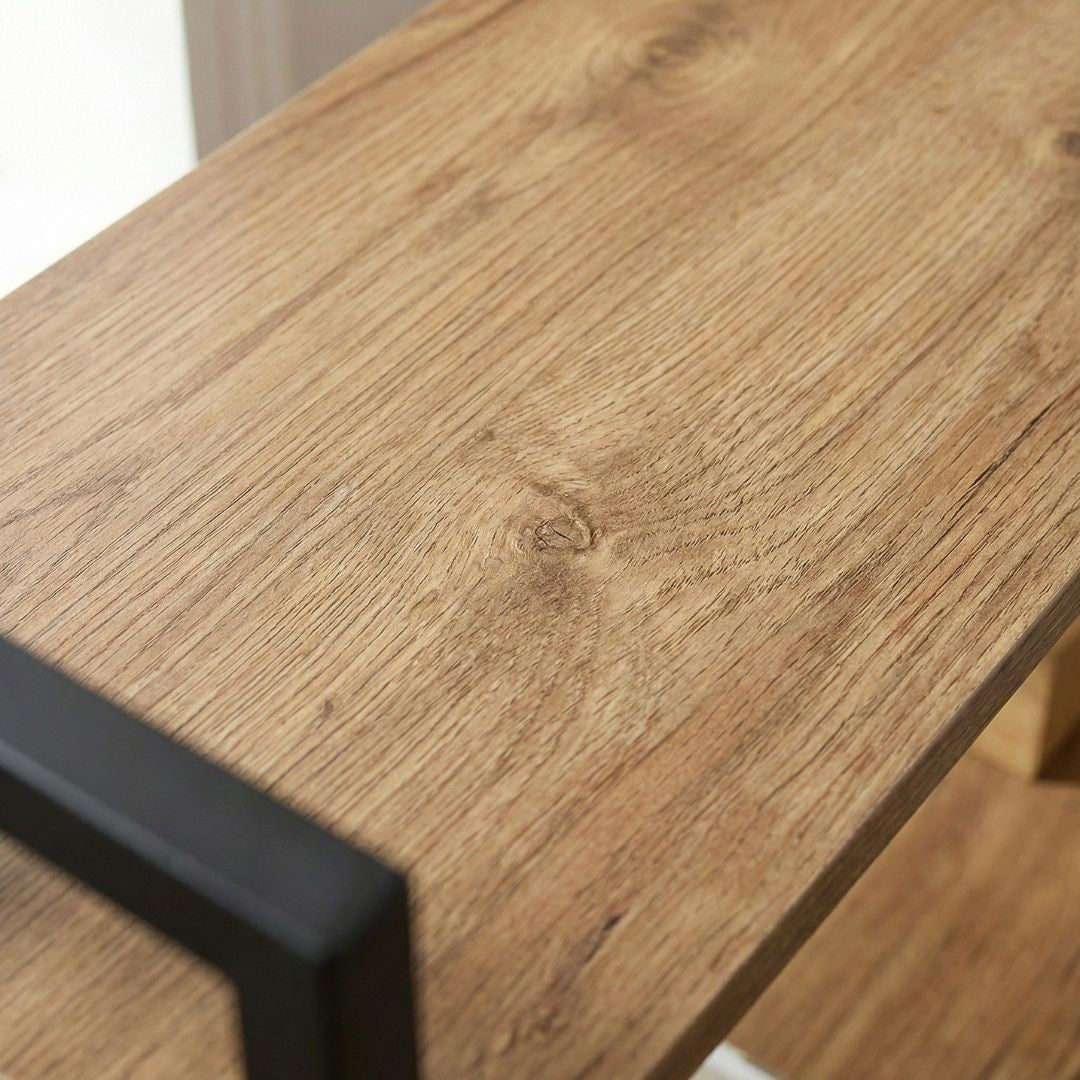 Escritorio con Estanterías de Madera