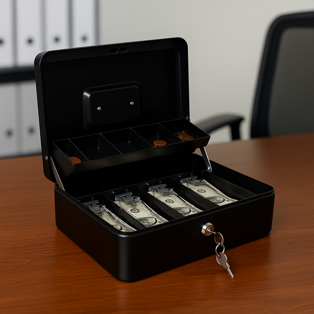 Caja Para Efectivo Con Llave