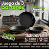 Juego X3 Sartenes de Hierro Fundido Originales